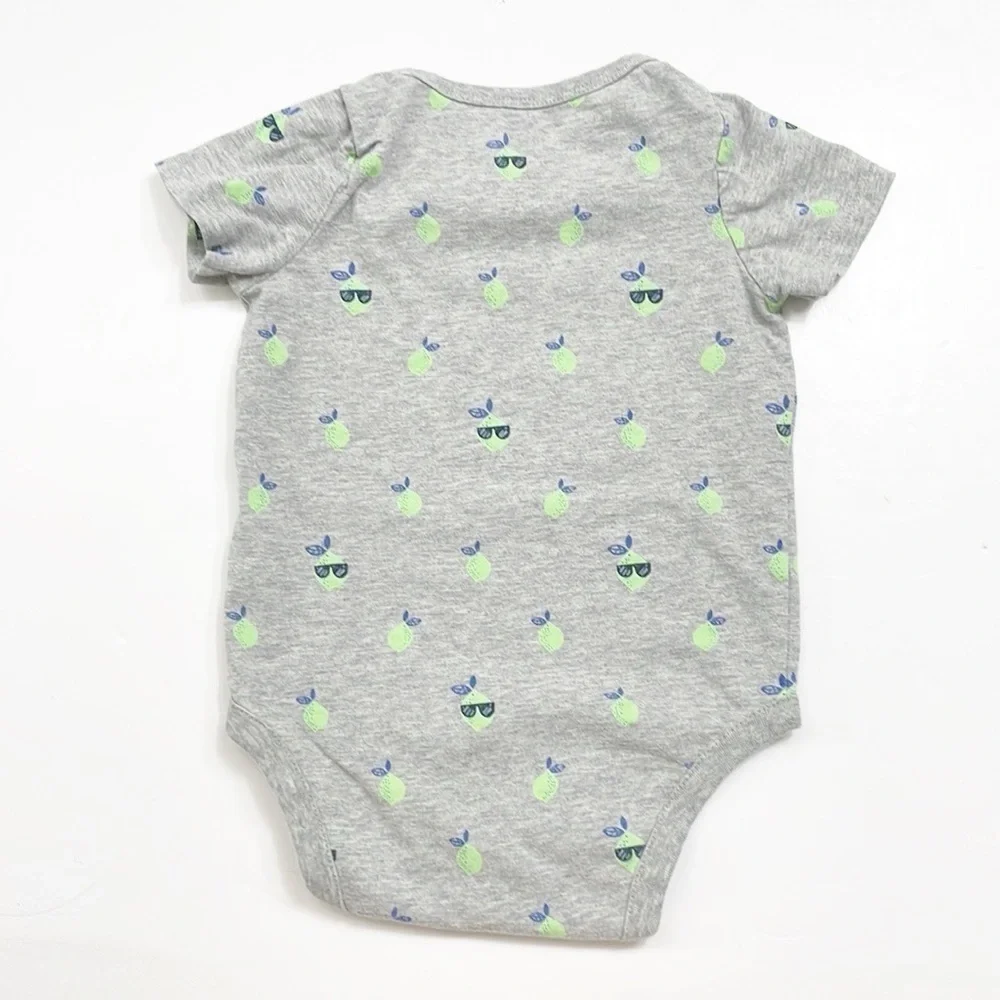 Fruit print baby bodysuit
